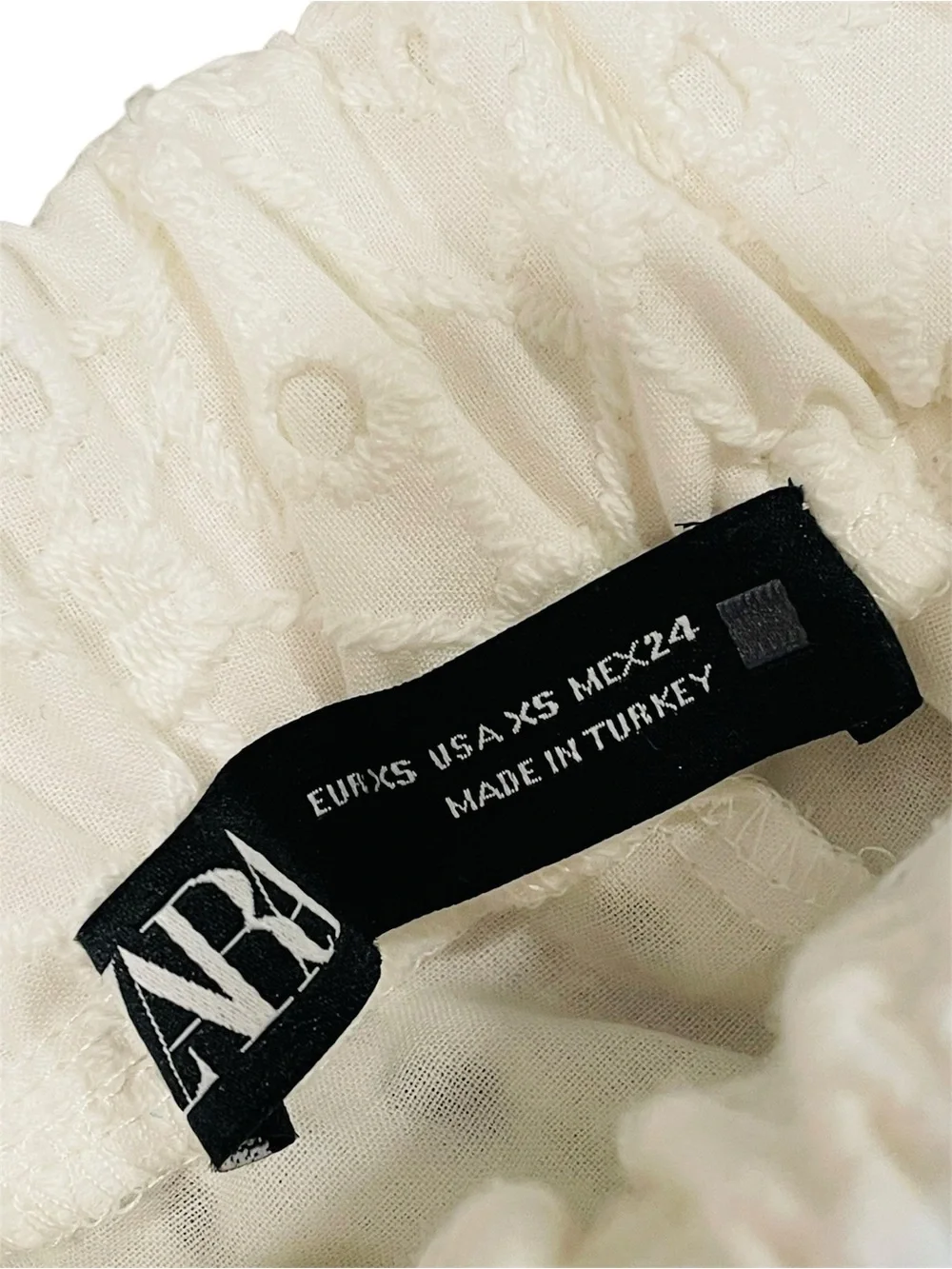 Zara White Eyelet Tiered Maxi Skirt - Picture 4 of 7